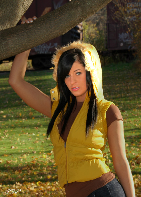 Female model photo shoot of ChelsieBelle in Pamprin Park
