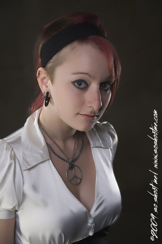 Female model photo shoot of S L I N K Y by RickHorowitzPhotography in Studio