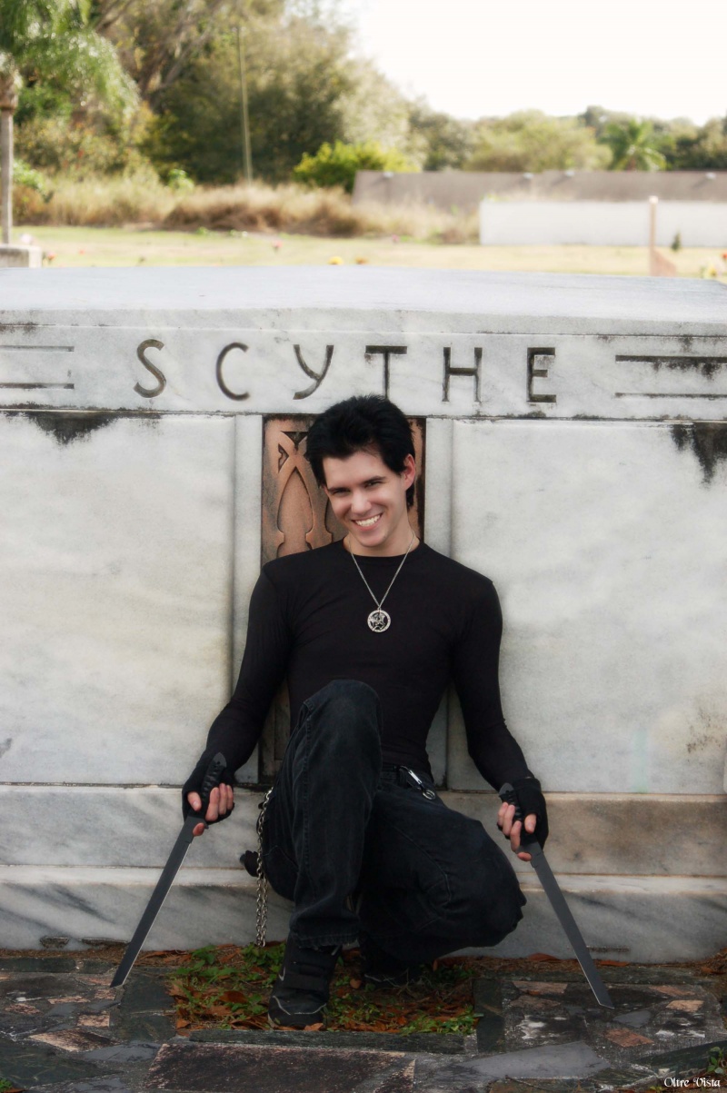 Male model photo shoot of Zodiac Scythe by Oltre Vista Photography