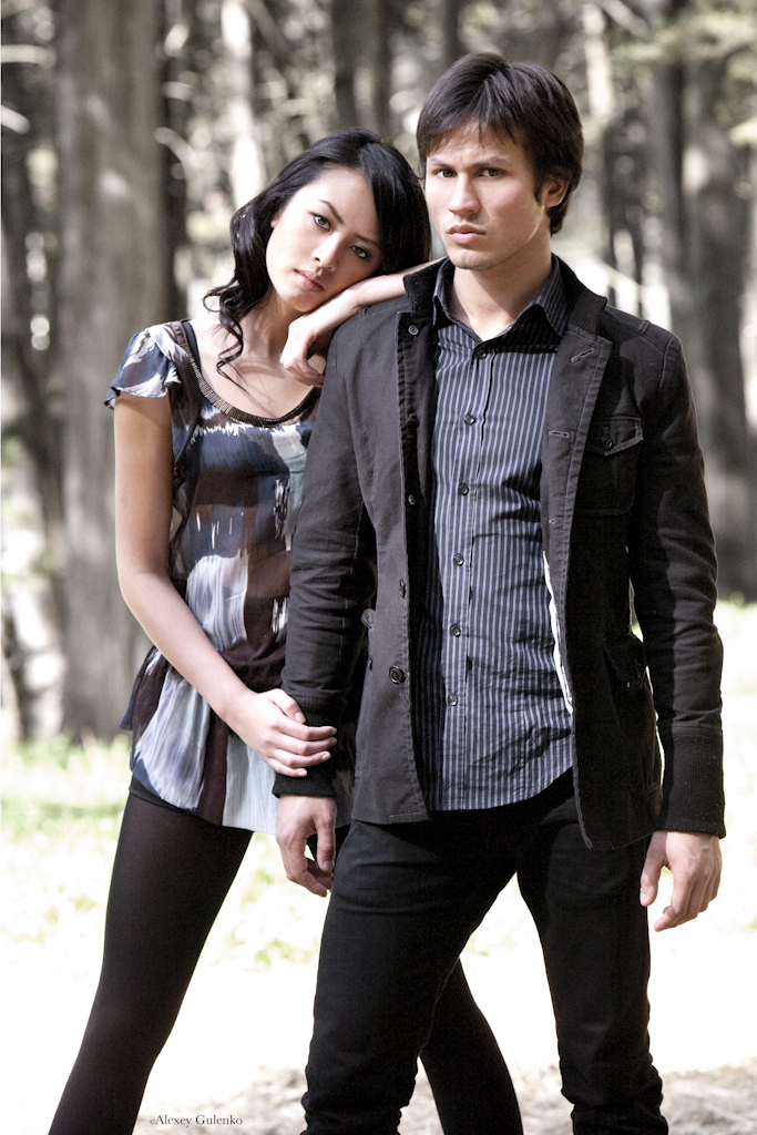 Male and Female model photo shoot of Andrew Kutches  and Charlene Phan by Alexey Gulenko