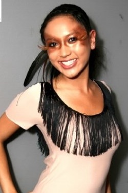 Female model photo shoot of Kanika C in Favela's, Kings Cross NSW