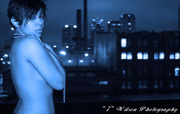 Female model photo shoot of JustGettinStarted by 7 Wilson Photography in On the rooftops n the city
