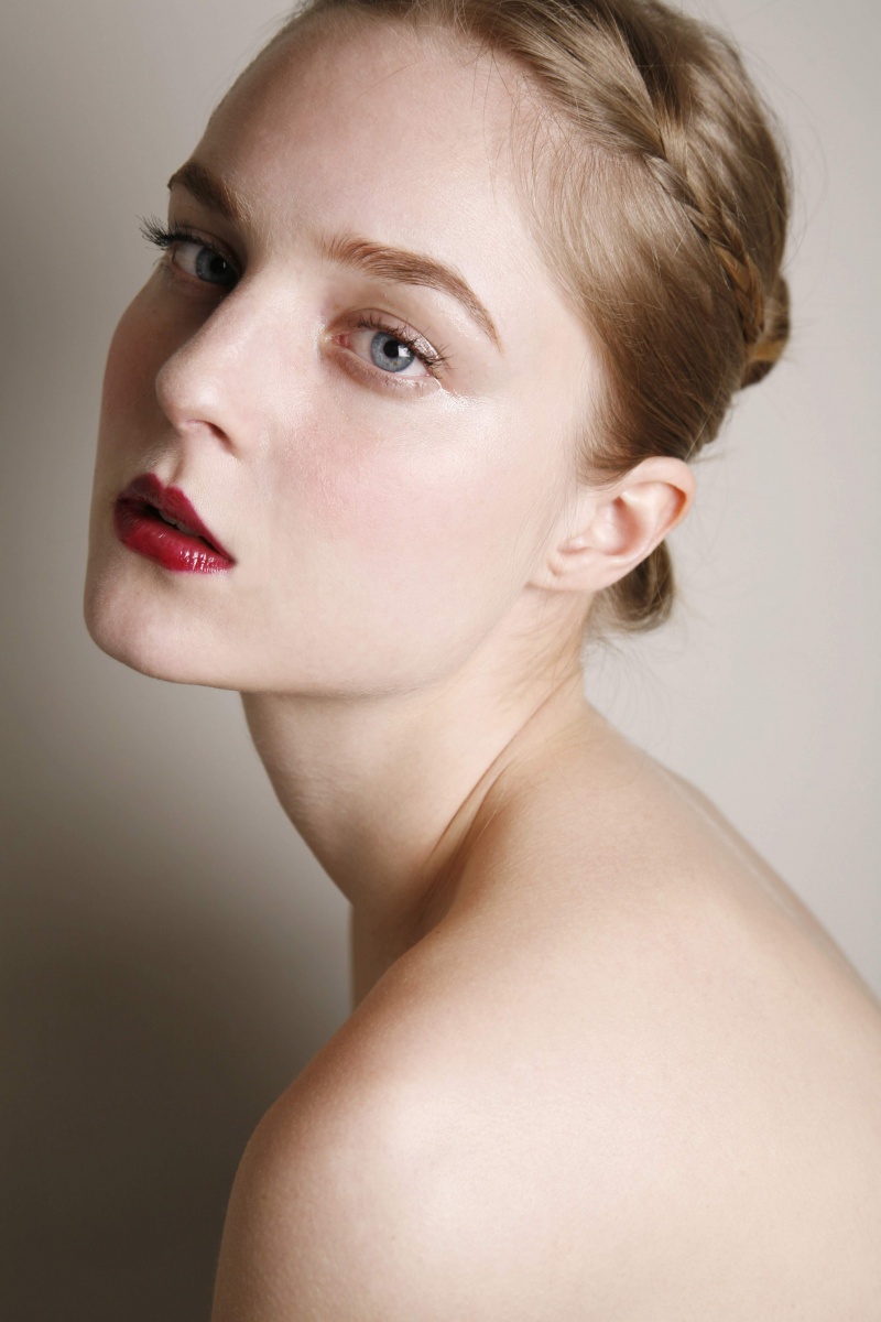 Female model photo shoot of Mary Kate Downes in Rouge Make up-LONDON