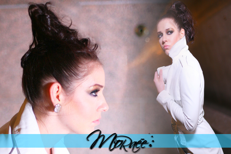 Female model photo shoot of Salon Moraee