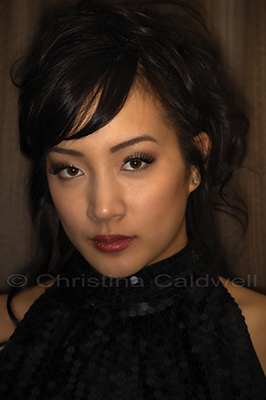 Female model photo shoot of Marcie Bias by Christina Caldwell in San Francisco, makeup by Just Alischenka