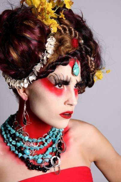 Female model photo shoot of Fine Eyes Makeup Artists in Winnipeg