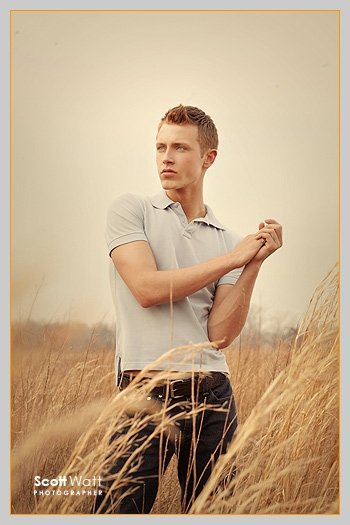 Male model photo shoot of Davis Albershardt by Scott Watt