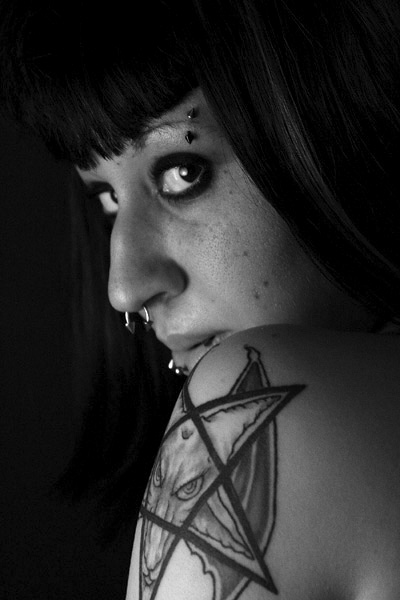 Female model photo shoot of Nevermore Designs
