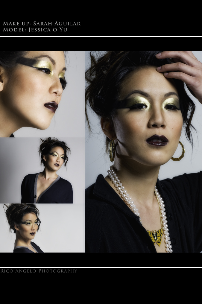 Female model photo shoot of Makeup by Sarah Aguilar and JOYu by Rico Angelo Photography in WALNUT ,CA