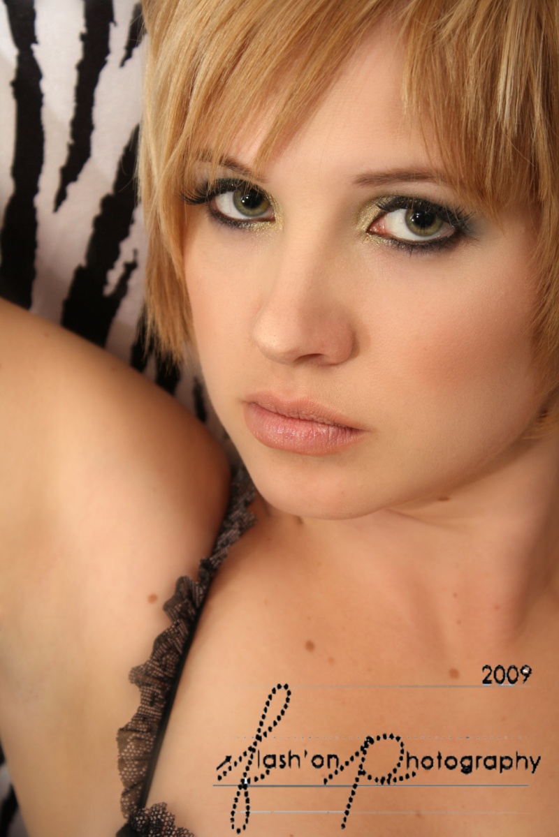 Female model photo shoot of flashon photography in Saskatoon, makeup by Lisa Hallam