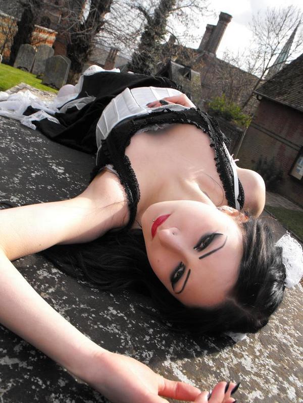 Female model photo shoot of Dark Sanctuary Images  and -angeldust- in Harrow on the Hill