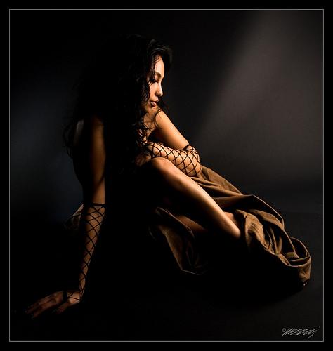 Female model photo shoot of Jeannae in home studio in Las Vegas, NV