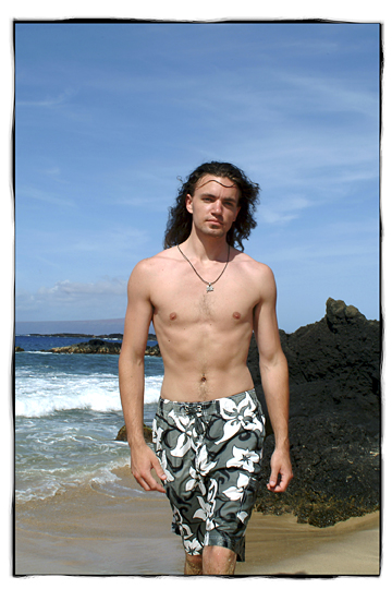 Male model photo shoot of xinia productions in maui