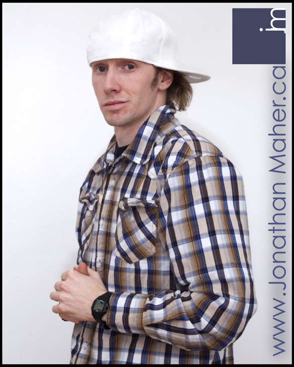 Male model photo shoot of Jonathan Maher in Kitchen Portraits - My studio