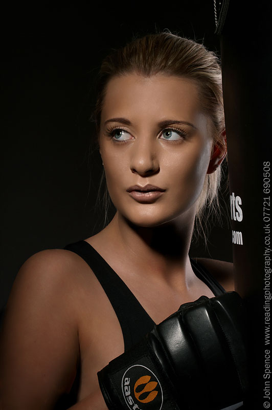Female model photo shoot of L-Jo Make Up and Michelle Westby by John S London