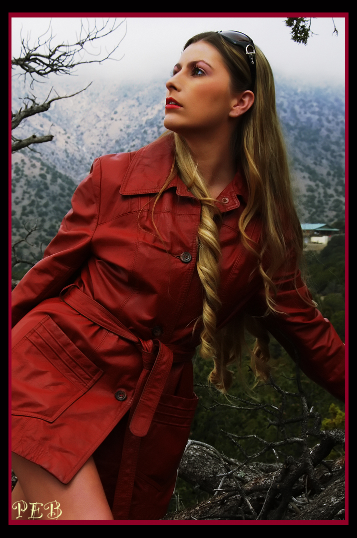 Female model photo shoot of Megan E C by Pedro E Bauza in Sandia Mountains