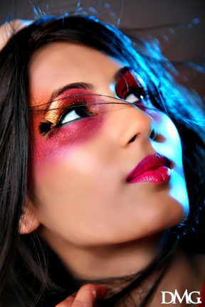 Female model photo shoot of Glow Makeup Studio