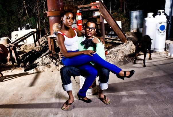 Female and Male model photo shoot of Emmy GM and Nick Trice in Atlanta