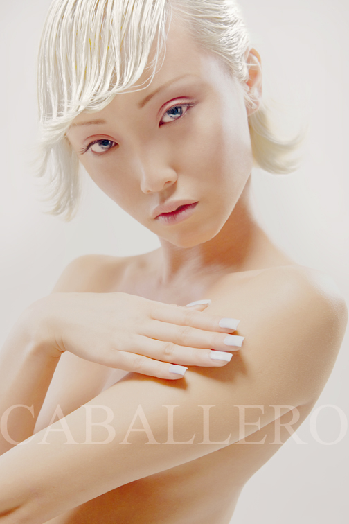 Female model photo shoot of Michelle S Kim by CABALLERO PHOTOS in Los Angeles, CA, makeup by Stacey Wassel