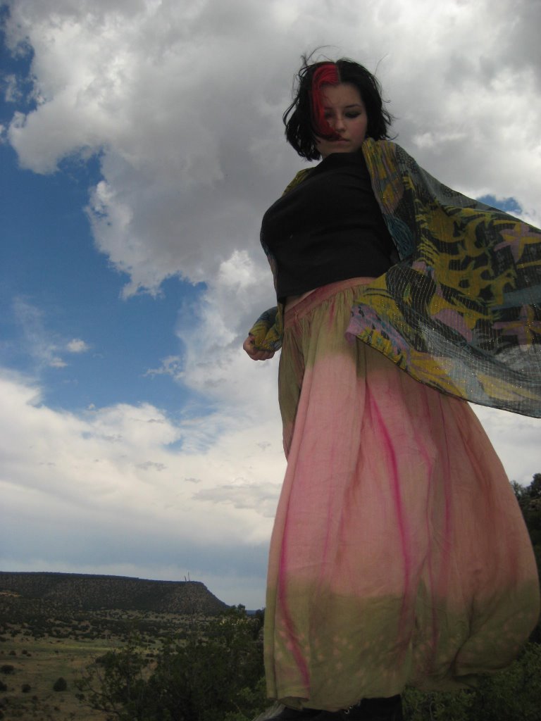 Female model photo shoot of Aniron in new mexico