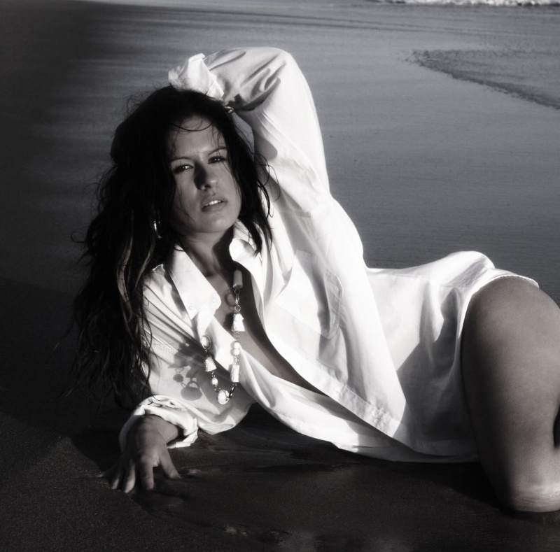 Female model photo shoot of vasilija lukic in Gunmatta beach