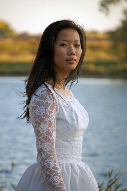 Female model photo shoot of Marina Her in Spoon Lake, Minnesota