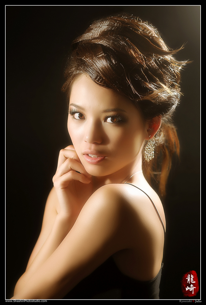 Female model photo shoot of J U L I A  by Ryuuzaki, hair styled by Stylist Miranda