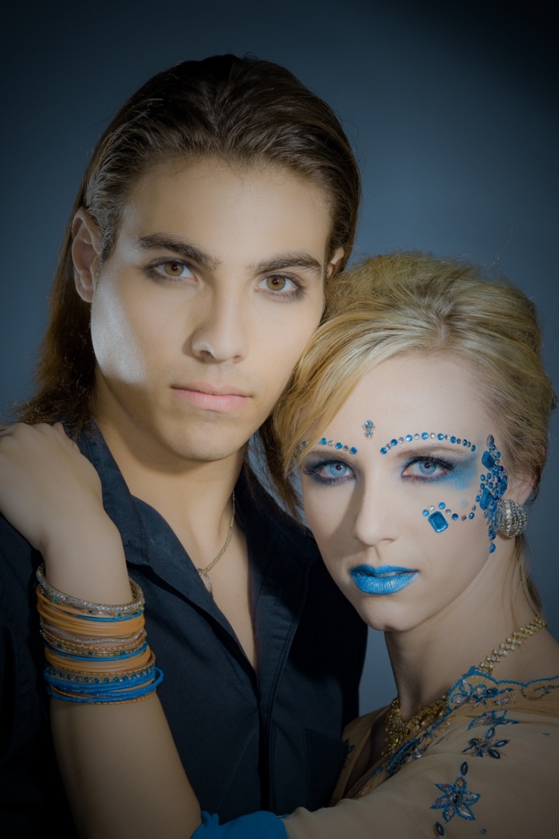 Male and Female model photo shoot of JASON EGIDIO and Audrey Ryen by ruben343 in Las Vegas, makeup by its Wendalynn