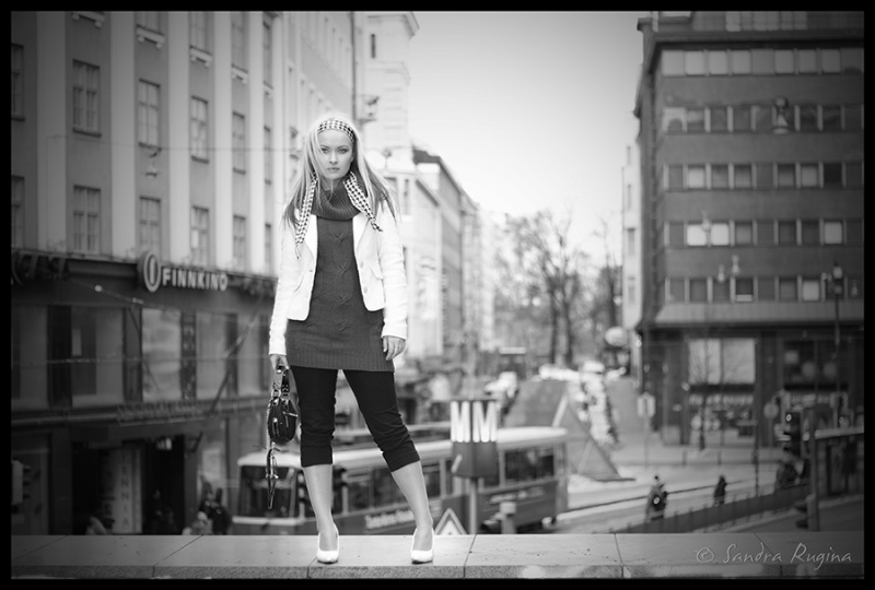 Female model photo shoot of Sandra Rugina in Helsinki 