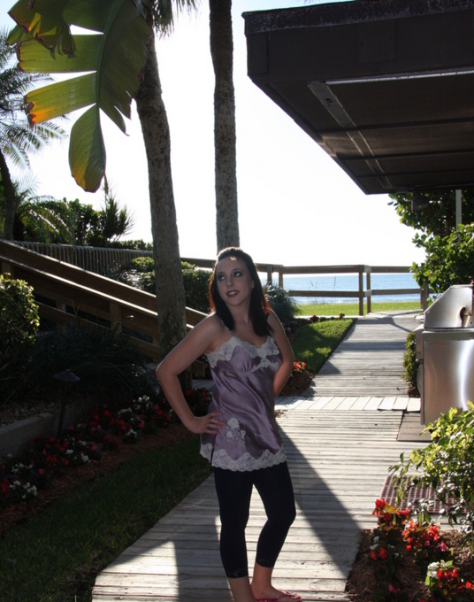 Female model photo shoot of Lindsay Green in Vanderbilt Beach, Florida