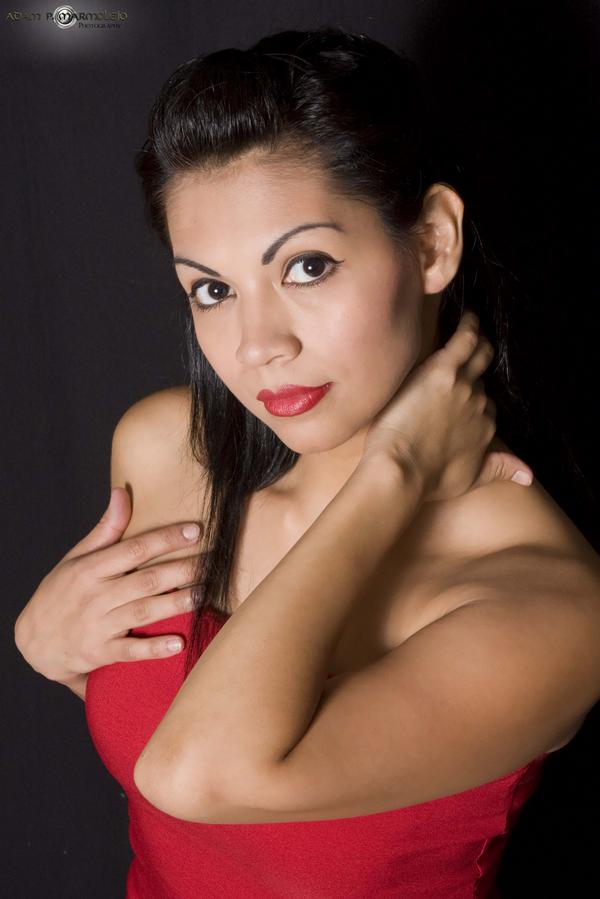 Female model photo shoot of Mia Fuerza by Lucky Devil Pin Ups