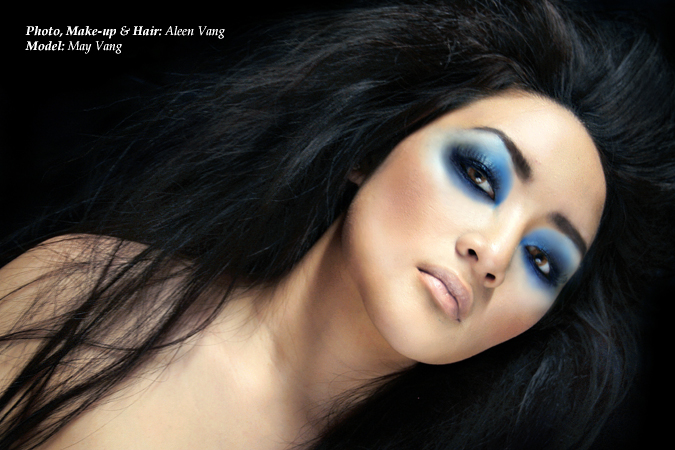 Female model photo shoot of Aleen Makeup and Hair