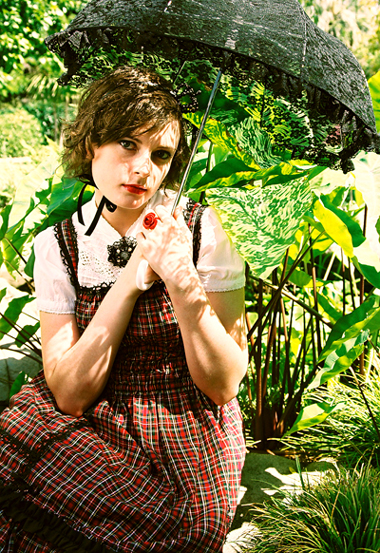 Female model photo shoot of Alicen_Wonderland in Adelaide, Himeji Gardens