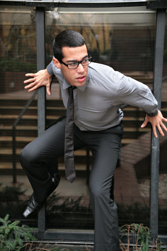 Male model photo shoot of Viktor Oniel in NYC