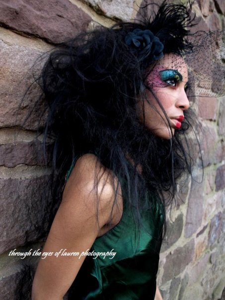 Female model photo shoot of Shefon Nachelle, makeup by L A Kat