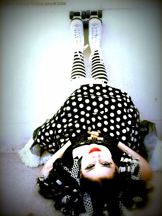 Female model photo shoot of Little Miss Rollerhoops by Kristin Picone 