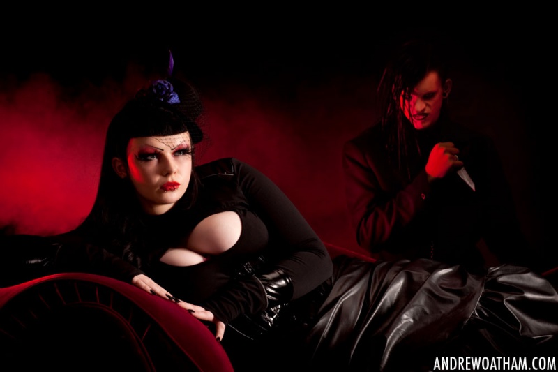 Female and Male model photo shoot of Melissa Lamour and Vilesk by AndrewOatham