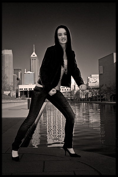 Female model photo shoot of Lisa Marie Gonzales by Xoind Studio in The canal!!