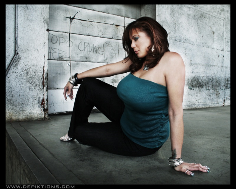 Female model photo shoot of DAWN F by Depiktions Photography in TOP SECRET!!! 