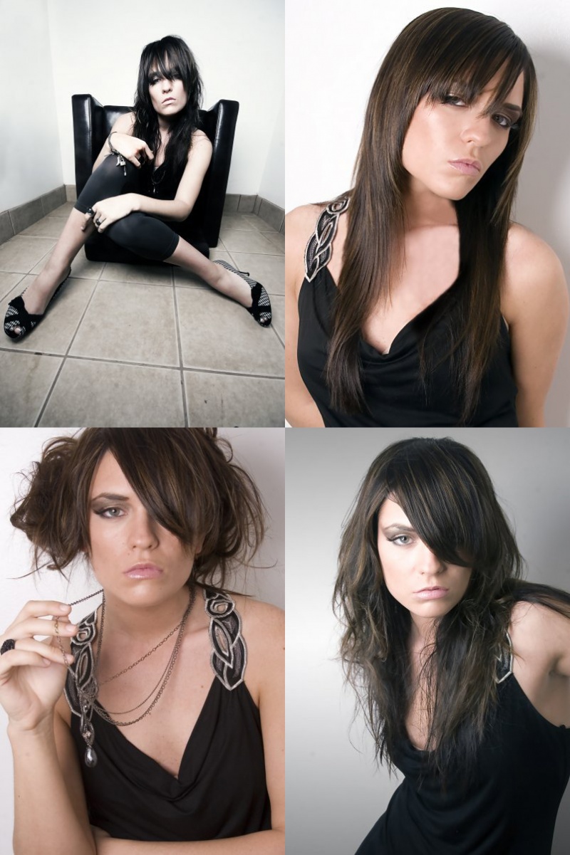 Female model photo shoot of L E S L I E pinck by Scott Farmer Photo in Atl, hair styled by Scott Farmer 36