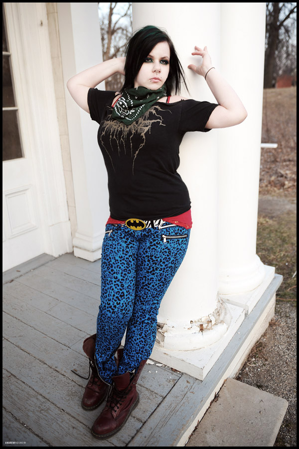 Female model photo shoot of Ghoulscout Grrl by Drew Hoshkiw in Hamilton Ontario