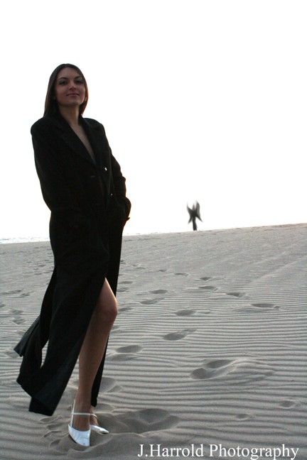 Male and Female model photo shoot of Jason Harrold and Natalya Leonova in Venice Beach California
