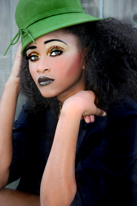 Female model photo shoot of KeEra Denai, makeup by FLAUNT MAKEUP