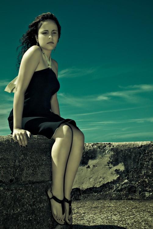 Female model photo shoot of Echandy Wilma  by BlackCanvas Photography in castillo san cristobal Puerto Rico 