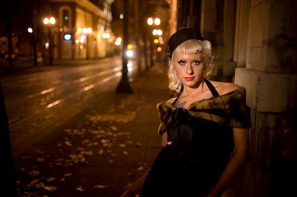 Female model photo shoot of Dottie Diamond in Downtown Portland