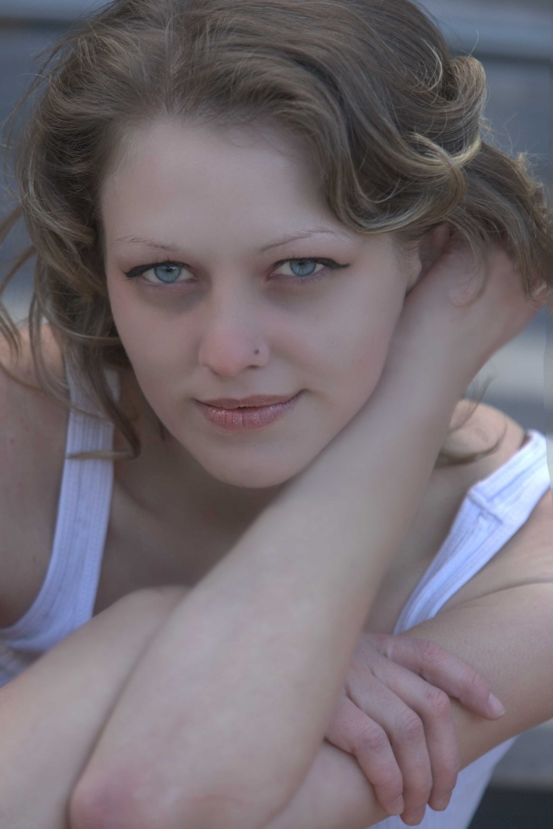 Female model photo shoot of Jade Kirk by Robert Martin Bennett in Syndicate house