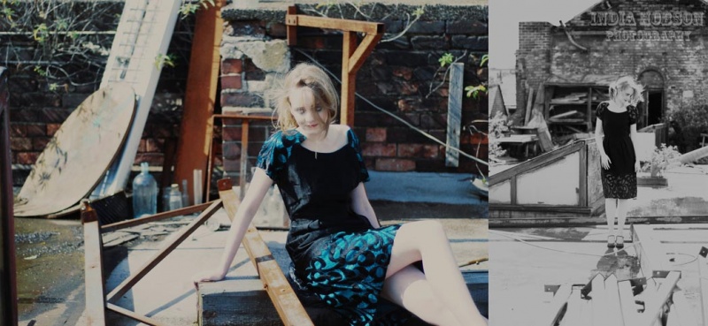 Female model photo shoot of Bang Bang Vintage and Jayne Kitsch by India Hobson