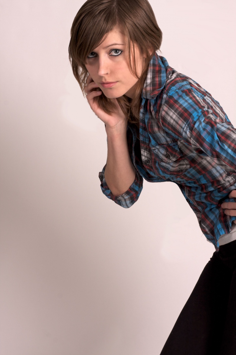 Female model photo shoot of Kelsey Fiorella by ZachThompsonPhotography in Albany, NY (Jan 2009)