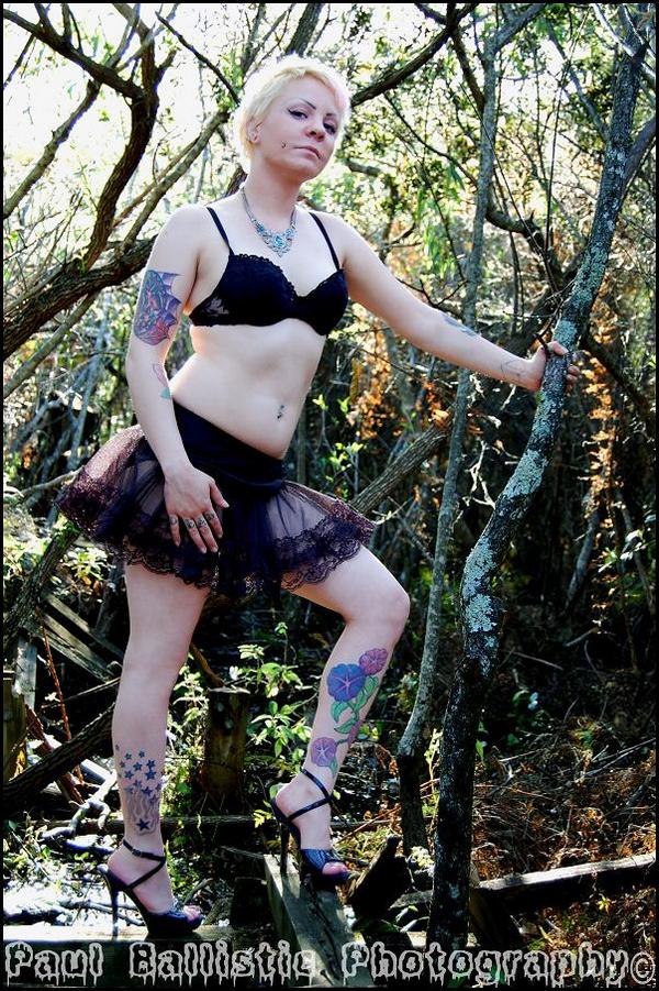 Female model photo shoot of gillian kurtz in john prince park, off the trail, lake worth, florida
