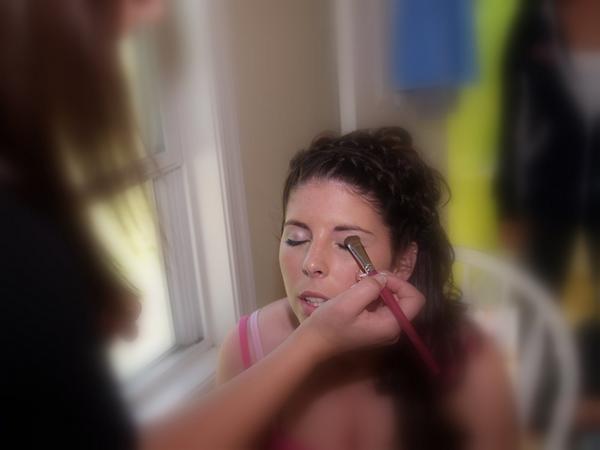 Female model photo shoot of Makeup by Rhiannon